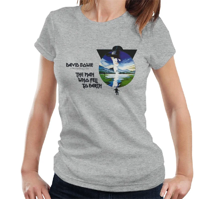 The Man Who Fell To Earth David Bowie Women's T-Shirt Modern Contemporary Chic