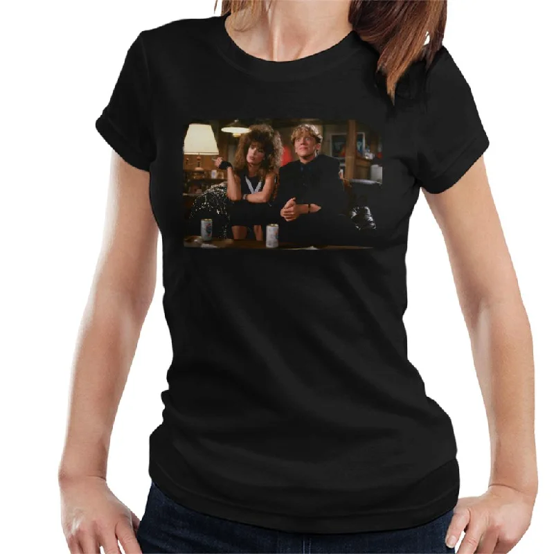 Weird Science Gary And Lisa Women's T-Shirt Jersey Fabric Tulle Fabric Batik Fabric