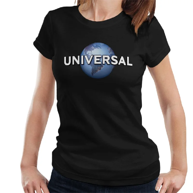 Universal Classic Logo Women's T-Shirt Print Jacquard Patchwork