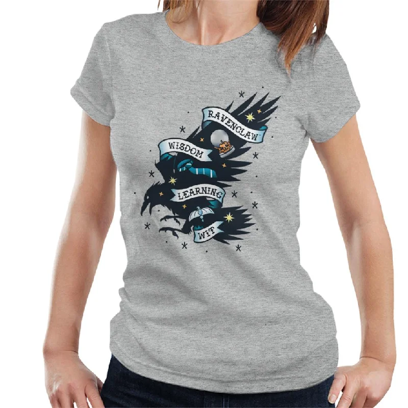 Harry Potter Eagle Of Ravenclaw Wisdom Learning Wit Women's T-Shirt Zippered Front Buttoned Front Snap Front Harry Potter Eagle Of Ravenclaw Wisdom Learning Wit Women's T-Shirt Zippered Front Buttoned Front Snap Front