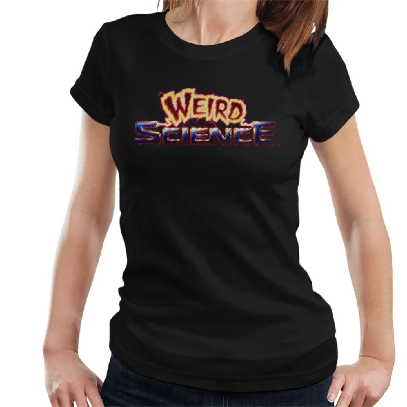 Weird Science Logo Women's T-Shirt Fleece Fabric Down Fabric Feather Fabric