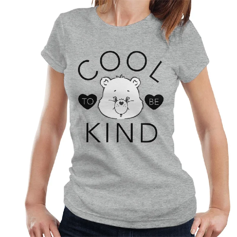 Care Bears Tenderheart Bear Cool To Be Kind Women's T-Shirt Solid Print Embellished