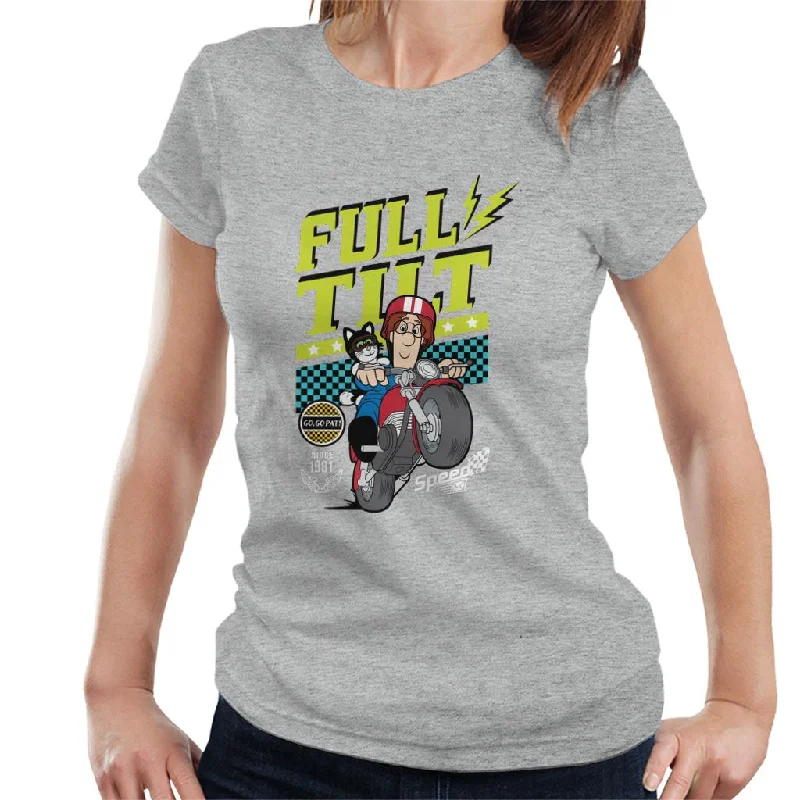 Postman Pat And Jess Full Tilt Women's T-Shirt Collared Crew Neck Turtle Neck