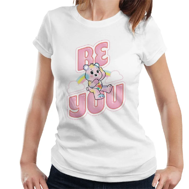 Care Bears Unlock The Magic Be You Women's T-Shirt Real Fur Shearling Chenille