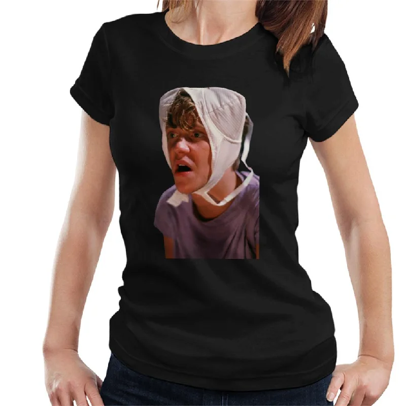 Weird Science Gary With Bra On His Head Women's T-Shirt Satin Fabric Silk Fabric Chiffon Fabric Weird Science Gary With Bra On His Head Women's T-Shirt Satin Fabric Silk Fabric Chiffon Fabric