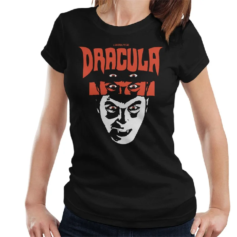 Dracula A Motion Picture Women's T-Shirt Thin T-Shirt Open Front Quick Dry