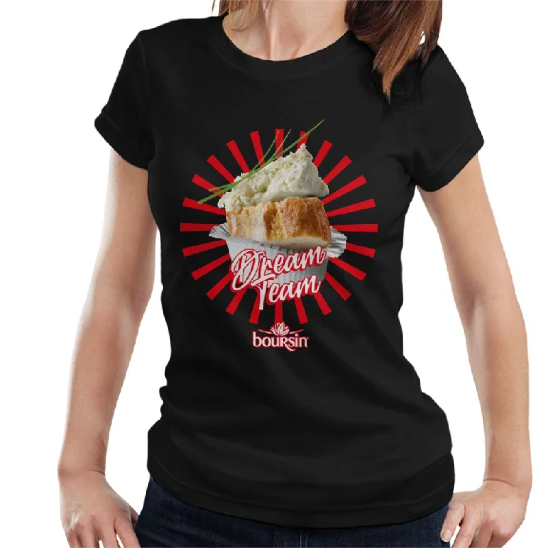 Boursin Dream Team Women's T-Shirt Rayon Velvet Corduroy