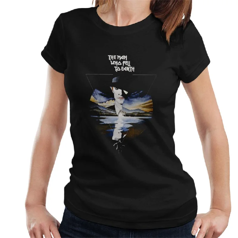 The Man Who Fell To Earth Theatrical Poster Women's T-Shirt Casual Formal Business
