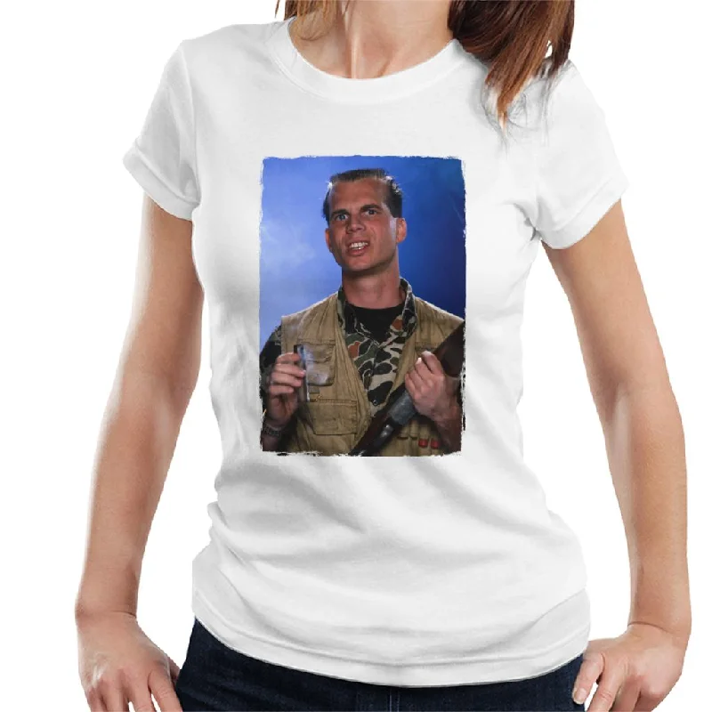 Weird Science Chet Donnelly Smoking Cigar Women's T-Shirt Wool Fabric Cashmere Fabric Tweed Fabric Weird Science Chet Donnelly Smoking Cigar Women's T-Shirt Wool Fabric Cashmere Fabric Tweed Fabric