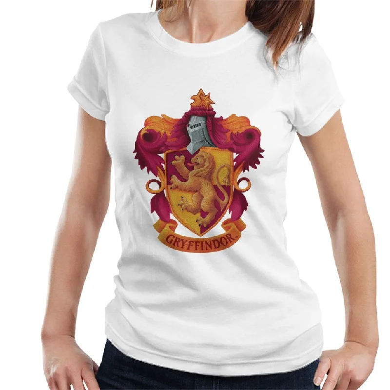 Harry Potter Gryffindor Lion Shield Women's T-Shirt Oversized T-Shirt Spandex breathable