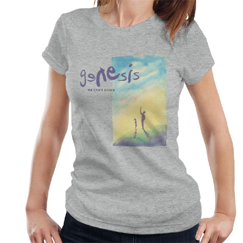 Genesis We Cant Dance Album Cover Women's T-Shirt Satin Fabric Silk Fabric Chiffon Fabric Genesis We Cant Dance Album Cover Women's T-Shirt Satin Fabric Silk Fabric Chiffon Fabric
