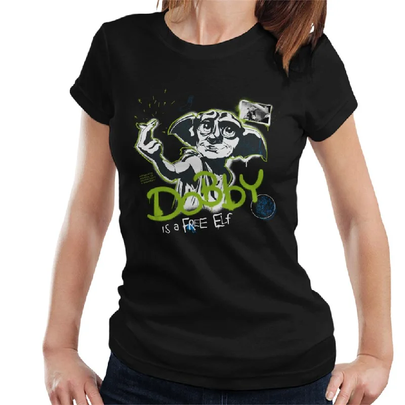 Harry Potter Dobby Is A Free Elf Women's T-Shirt Elasticated Padded Insulated