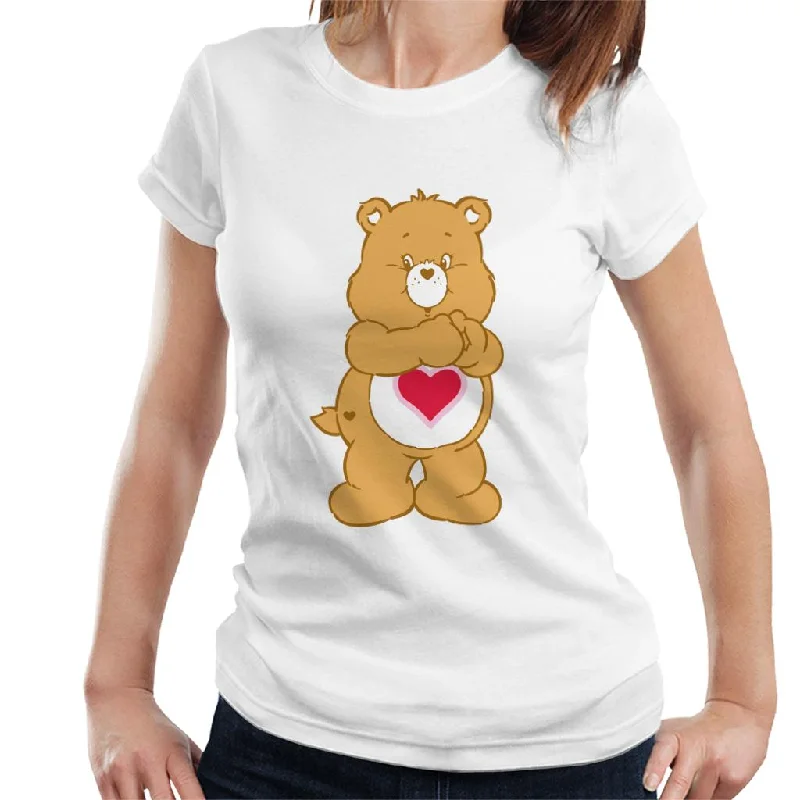 Care Bears Tenderheart Bear Women's T-Shirt Plaid T-Shirt Polka Dot Checkered