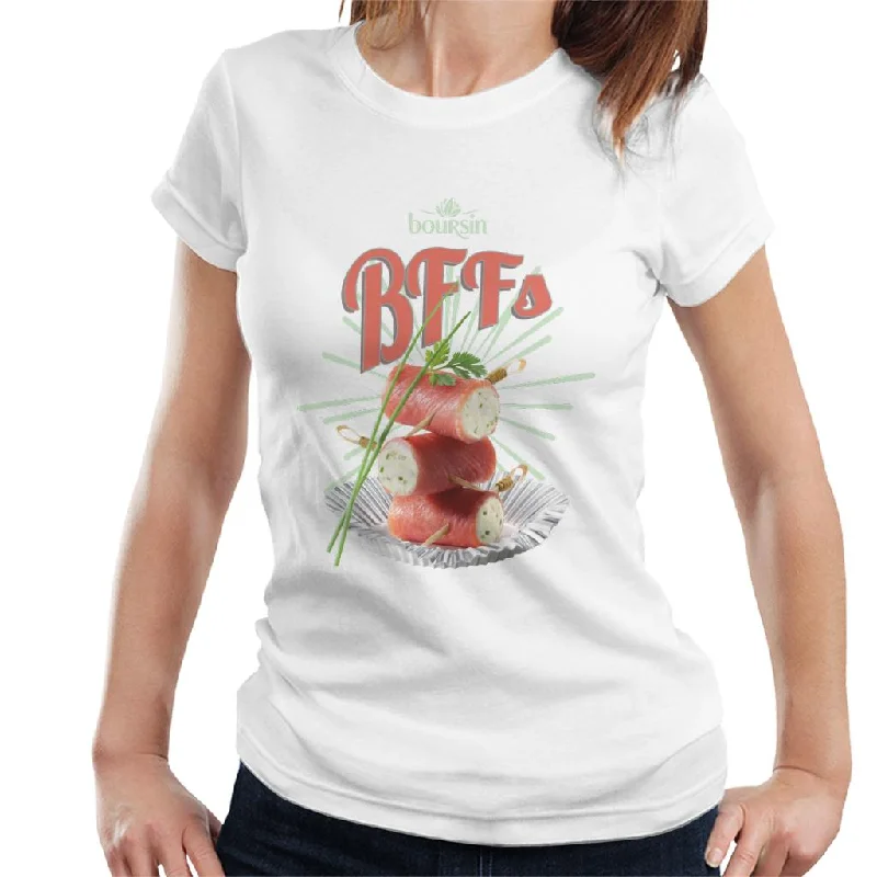 Boursin BFFs Women's T-Shirt Chenille Brocade Lace