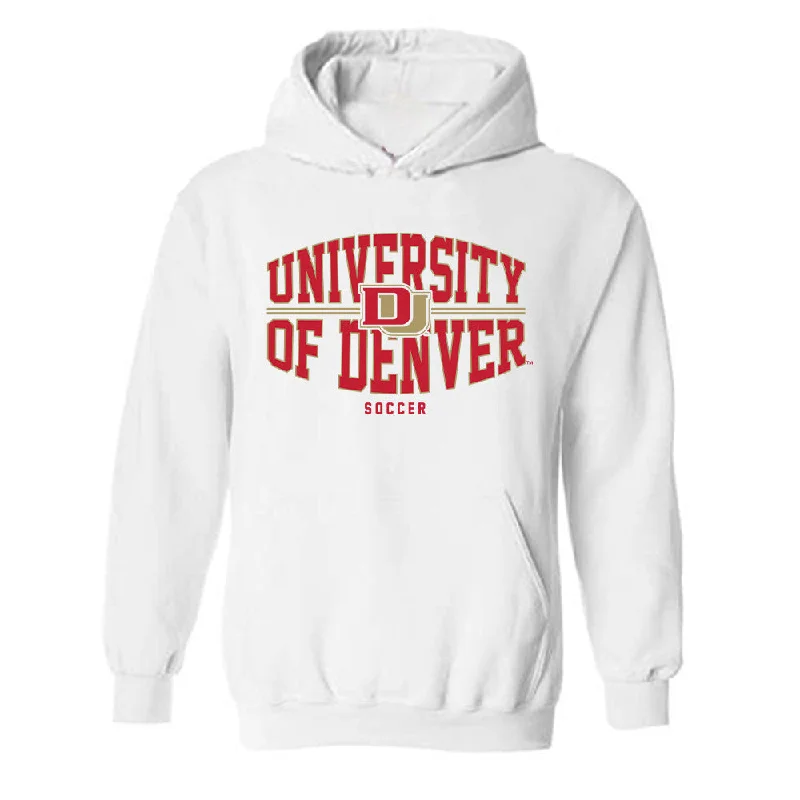 DU - NCAA Women's Soccer : Ally Henry - Classic Shersey Hooded Sweatshirt Hoodie with Ribbed Hem Stretchable Secure
