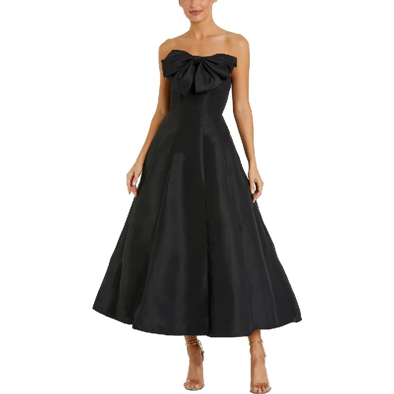 Womens Taffeta Strapless Cocktail And Party Dress Tunics Brand named