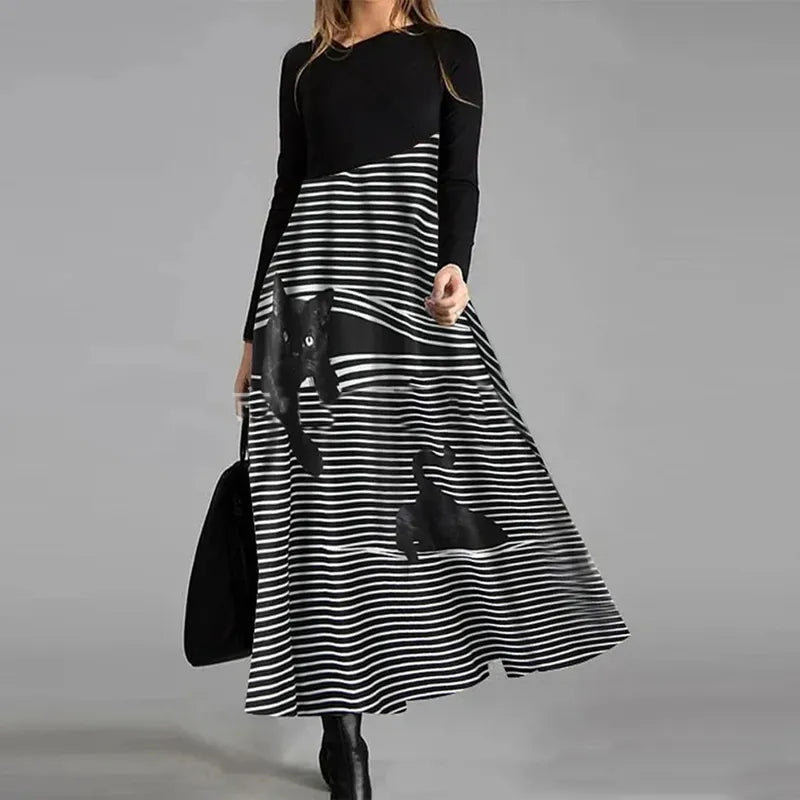 Elegant Women Long Dress V-Neck A-Line Dress Spring Autumn Vintage Cotton Long Sleeves Party Dresses Lady Casual Loose Vestidos Tunics Top rated Elegant Women Long Dress V-Neck A-Line Dress Spring Autumn Vintage Cotton Long Sleeves Party Dresses Lady Casual Loose Vestidos Tunics Top rated