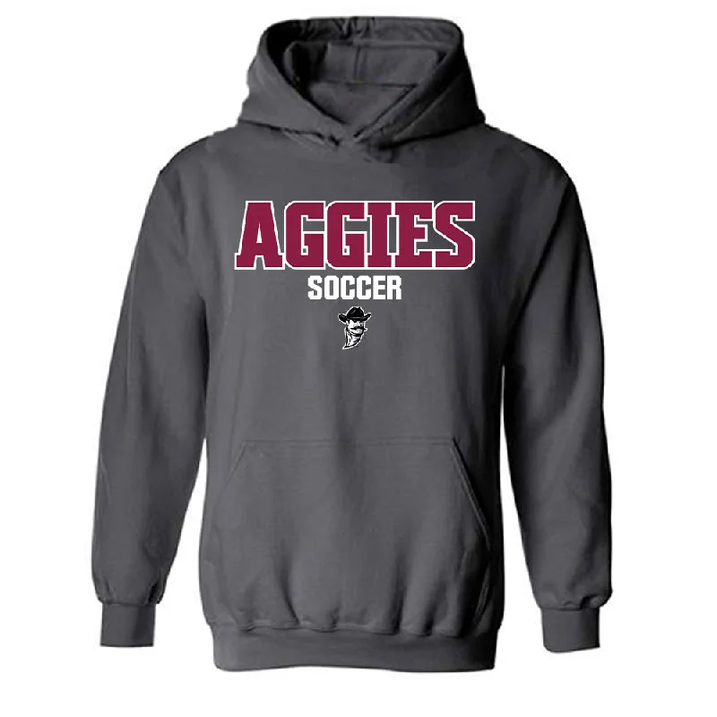 NMSU - NCAA Women's Soccer : Janae Shaklee - Classic Fashion Shersey Hooded Sweatshirt Hoodie with Drawcord Adjustable Secure NMSU - NCAA Women's Soccer : Janae Shaklee - Classic Fashion Shersey Hooded Sweatshirt Hoodie with Drawcord Adjustable Secure