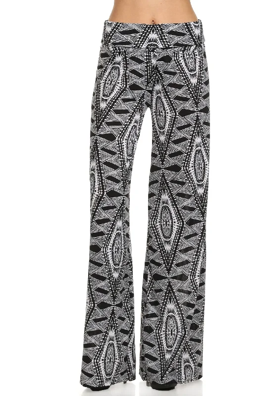 Talia Palazzo Pant Trendy High-Waist Trousers