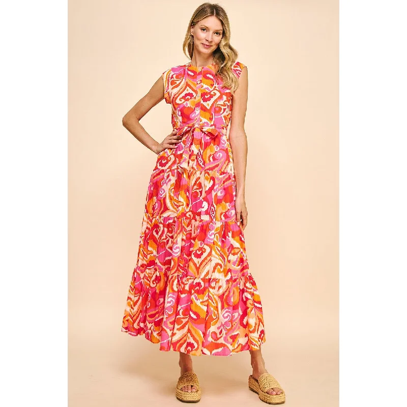 Jeanne Sleeveless Tiered Maxi PINCH Dress SALE Tunics Handmade artisanal
