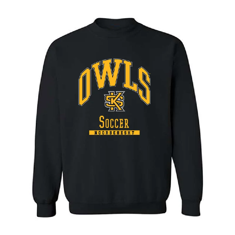 Kennesaw - NCAA Women's Soccer : Angelina Noorbehesht - Classic Fashion Shersey Crewneck Sweatshirt Hoodie with Contrast Stitching Detailed Premium Kennesaw - NCAA Women's Soccer : Angelina Noorbehesht - Classic Fashion Shersey Crewneck Sweatshirt Hoodie with Contrast Stitching Detailed Premium