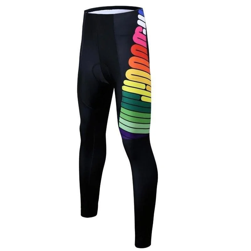 Women's Pink Gel Padded Pants Sleek Black Pants