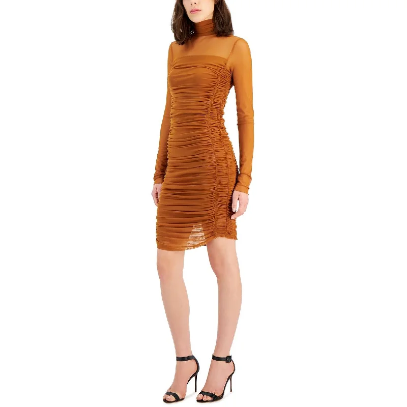 Womens Bodycon Knee Length Cocktail And Party Dress Tunics Fall fleece