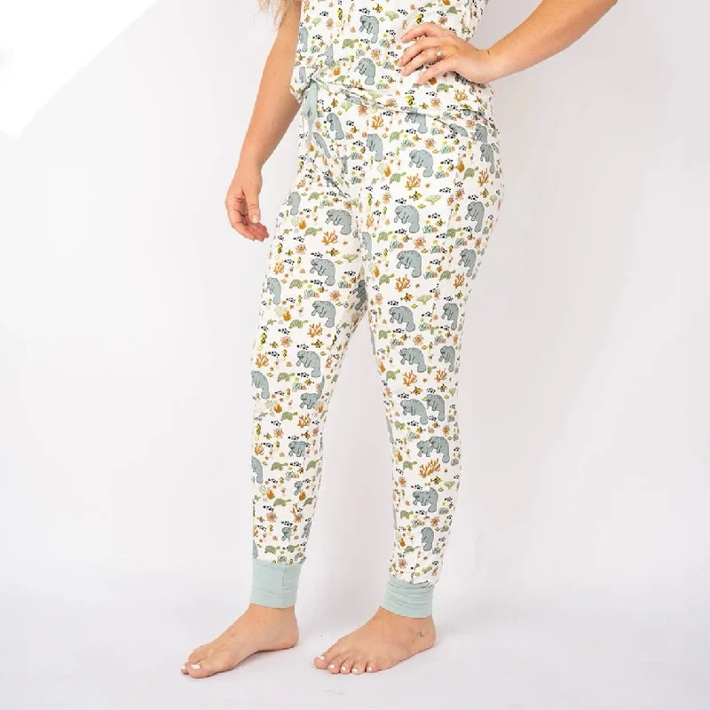Emerson Manatee Bamboo Pajama Jogger Pants Relaxed Fit Trousers