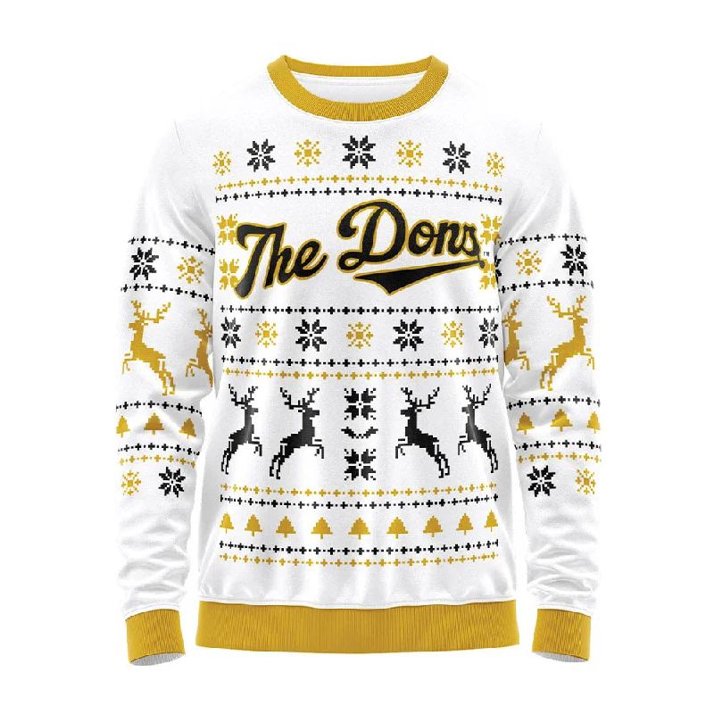 PFW - NCAA Women's Soccer : Kyra Posey - The Dons All Over Sweatshirt Hoodie with Turtle Neck Cozy Winter PFW - NCAA Women's Soccer : Kyra Posey - The Dons All Over Sweatshirt Hoodie with Turtle Neck Cozy Winter