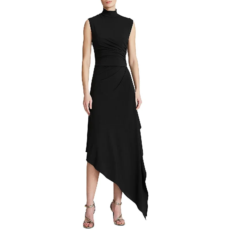 Layla Womens Midi Drapey Cocktail And Party Dress Tunics Winter warm