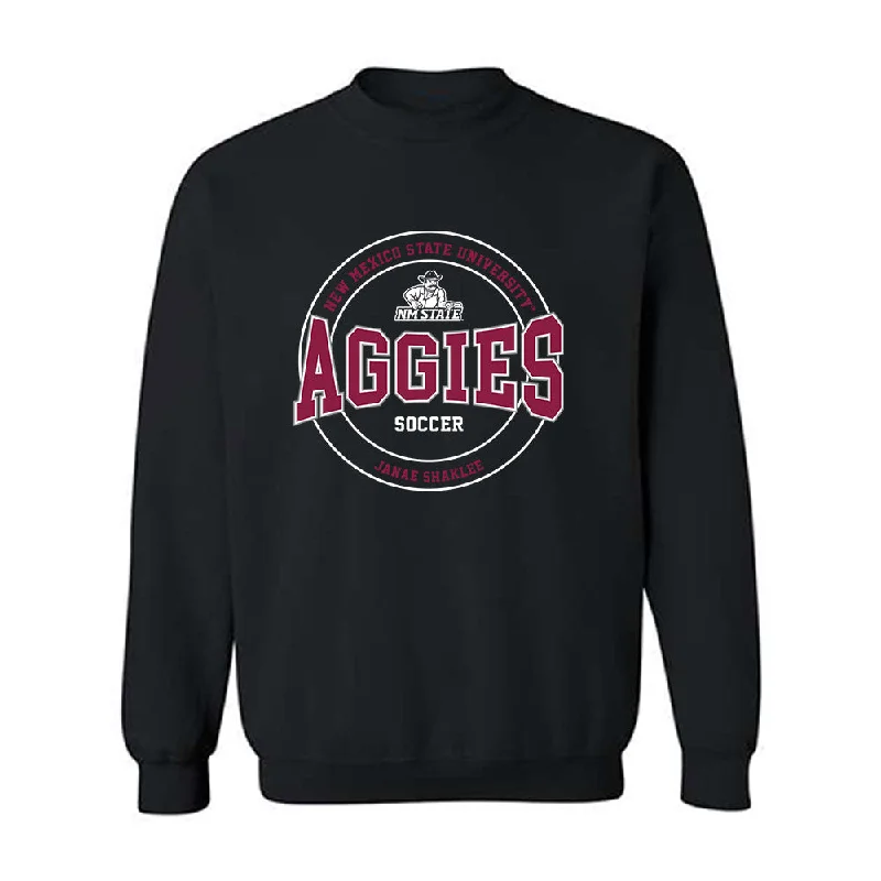 NMSU - NCAA Women's Soccer : Janae Shaklee - Classic Fashion Shersey Crewneck Sweatshirt Hoodie with Pastel Soft Subtle