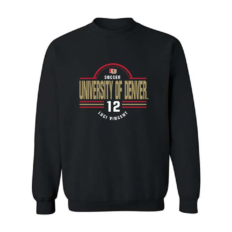 DU - NCAA Women's Soccer : Luci Vincent - Classic Fashion Shersey Crewneck Sweatshirt Hoodie with Elastic Waist Stretchable Comfortable DU - NCAA Women's Soccer : Luci Vincent - Classic Fashion Shersey Crewneck Sweatshirt Hoodie with Elastic Waist Stretchable Comfortable