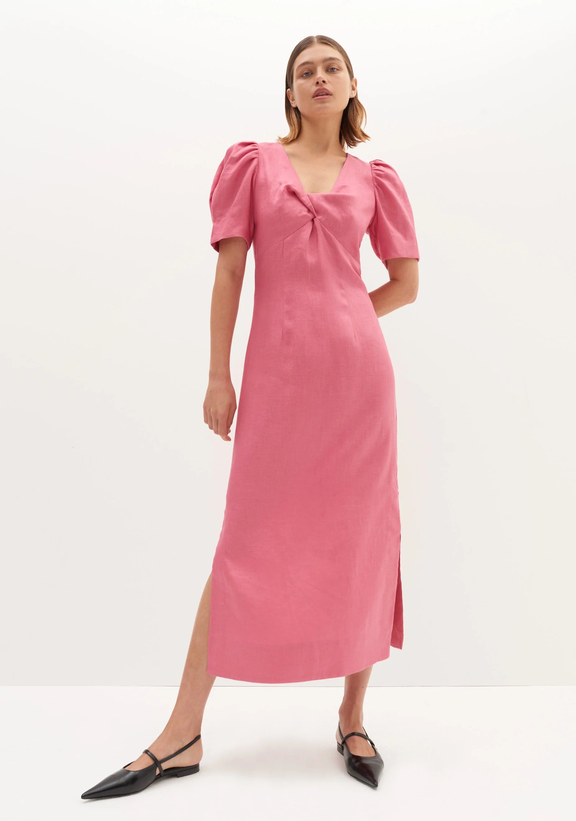 Morrison - Irena Linen Dress Tunics Mesh breathable