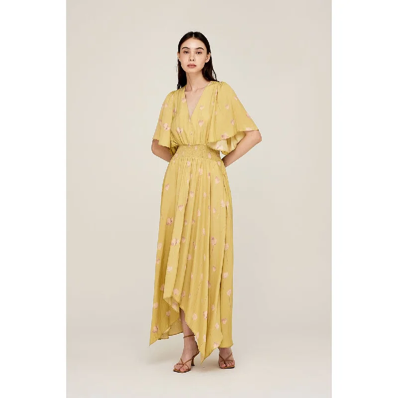 Judith Grade and Gather Floral Print Dress Tunics Running lightweight