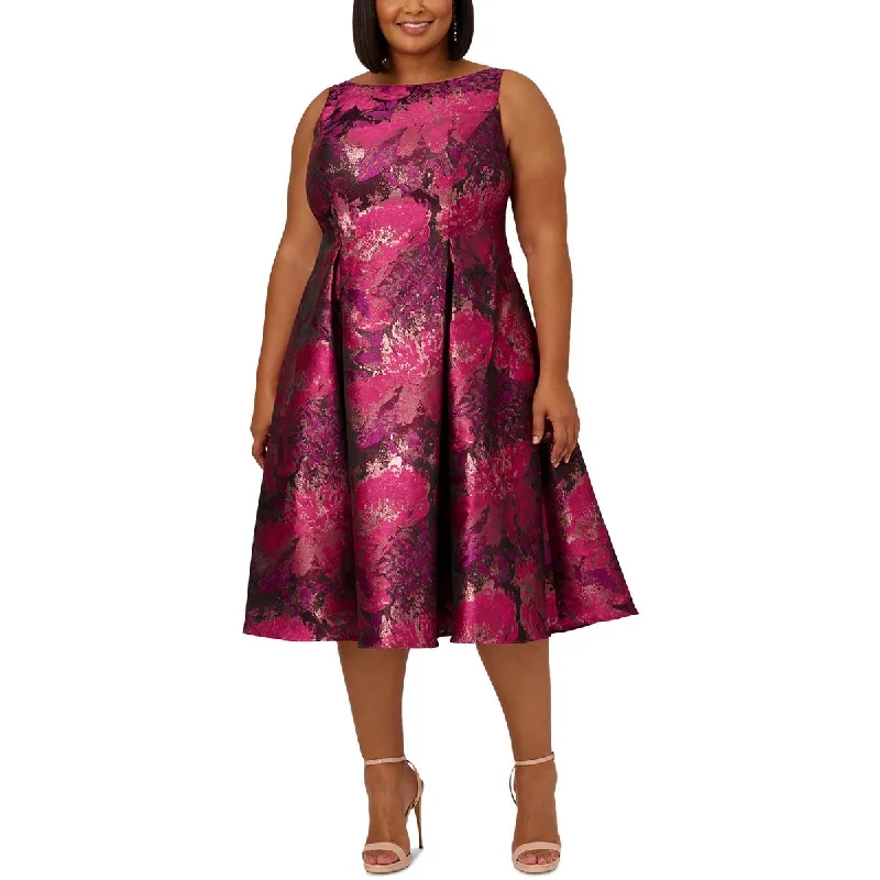 Womens Metallic Midi Cocktail And Party Dress Tunics Mesh breathable