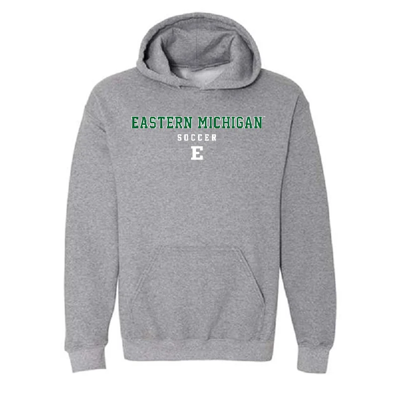 EMich - NCAA Women's Soccer : Sophia Baumann - Classic Shersey Hooded Sweatshirt Hoodie with Illustration Artistic Creative EMich - NCAA Women's Soccer : Sophia Baumann - Classic Shersey Hooded Sweatshirt Hoodie with Illustration Artistic Creative