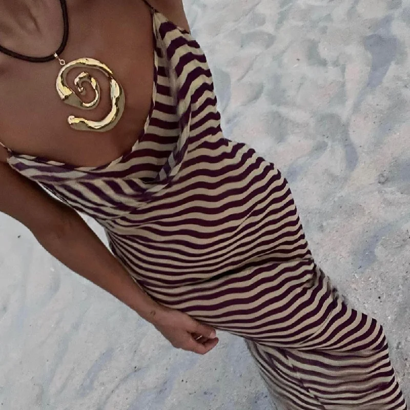 Fashion Striped Printed Beach Dress Women Sexy Mesh See Through Long Dress Summer Spaghetti Strap Slim Evening Party Dress Tunics Brand named Fashion Striped Printed Beach Dress Women Sexy Mesh See Through Long Dress Summer Spaghetti Strap Slim Evening Party Dress Tunics Brand named