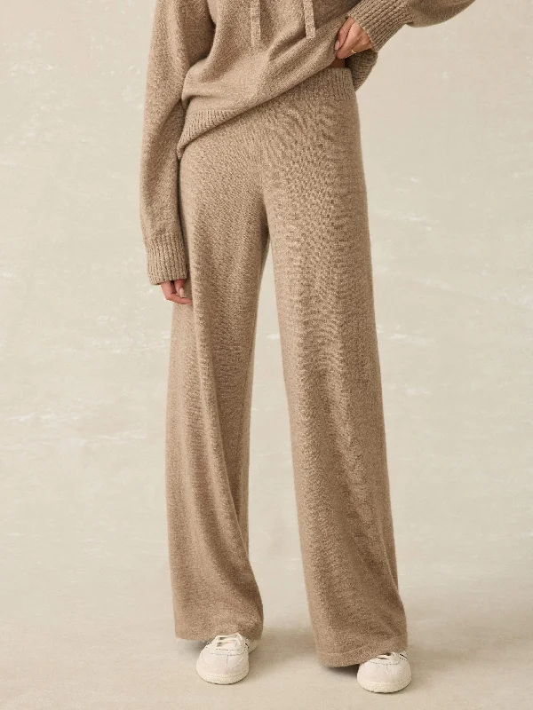 Tropical Cashmere Pant - Driftwood Comfortable Jogger Trousers