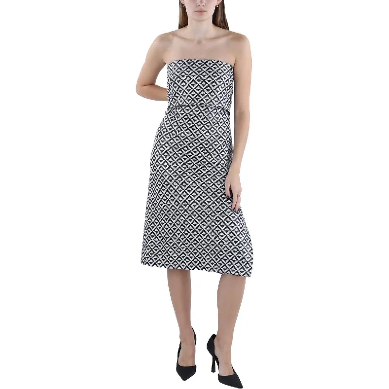 Womens Sequined Knee-Length Cocktail And Party Dress Tunics Vintage classic