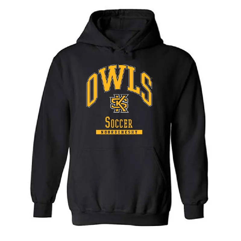 Kennesaw - NCAA Women's Soccer : Angelina Noorbehesht - Classic Fashion Shersey Hooded Sweatshirt Hoodie with Color Block Contrast Stylish Kennesaw - NCAA Women's Soccer : Angelina Noorbehesht - Classic Fashion Shersey Hooded Sweatshirt Hoodie with Color Block Contrast Stylish