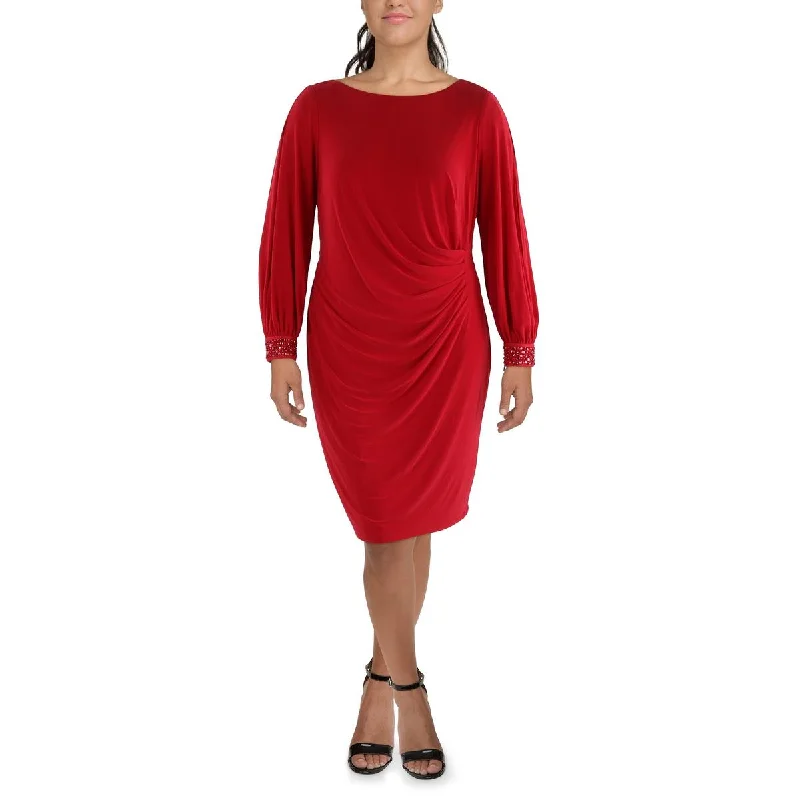 Plus Womens Embellished Mini Cocktail And Party Dress Mermaid Tail Wedding