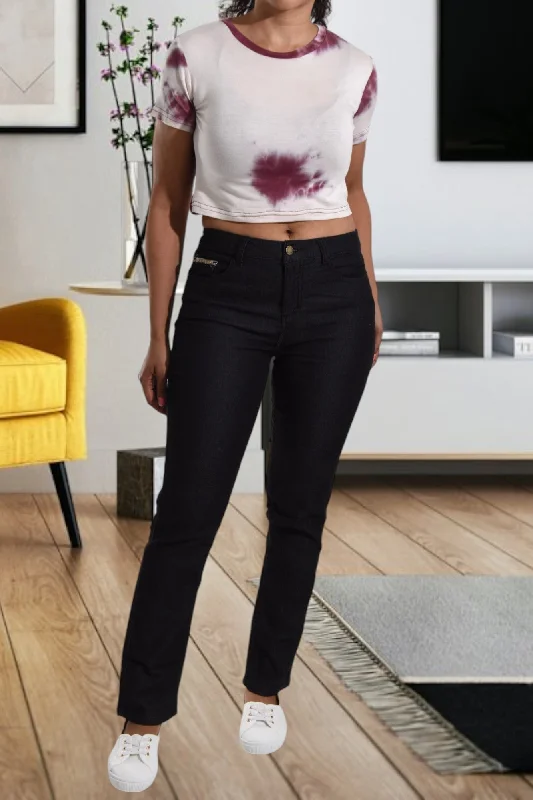 Maroon Tye Dye Crop Top Sequined Glittery Shiny