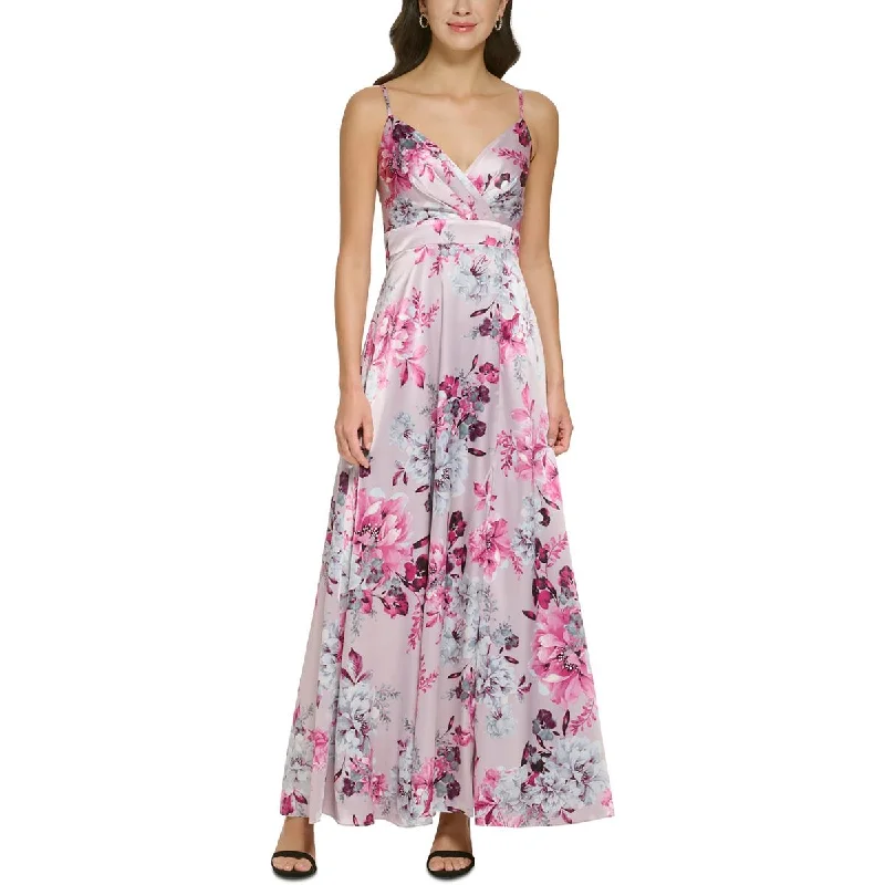 Womens Satin Cocktail And Party Dress Tunics Gym athletic