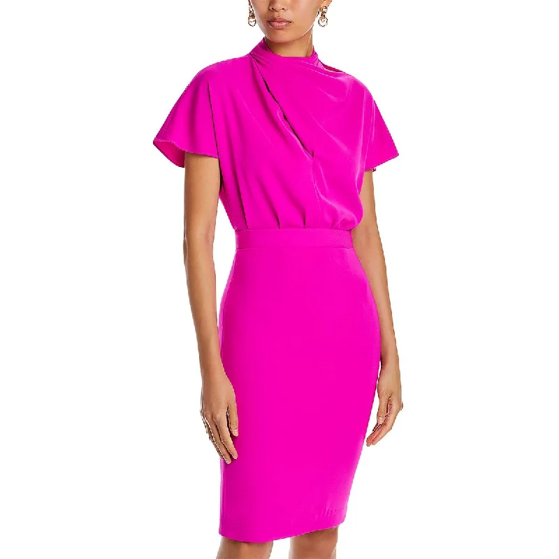 Estella Womens Pleated Midi Cocktail And Party Dress Tunics Bestseller popular