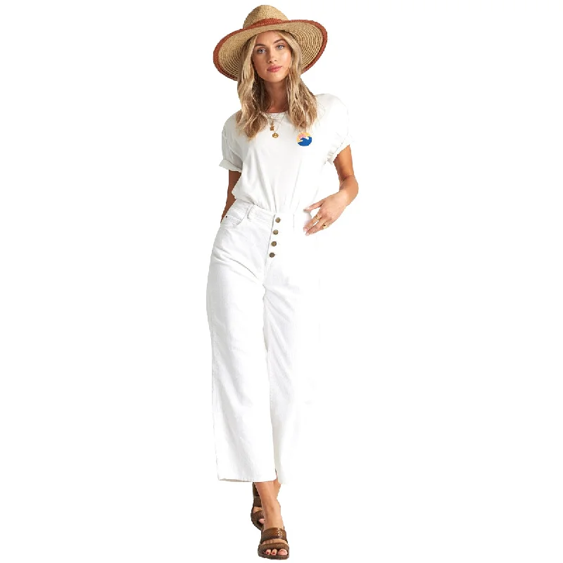 Billabong Salty Women's Beach Pants (Brand New) High-Waist Jogger Pants