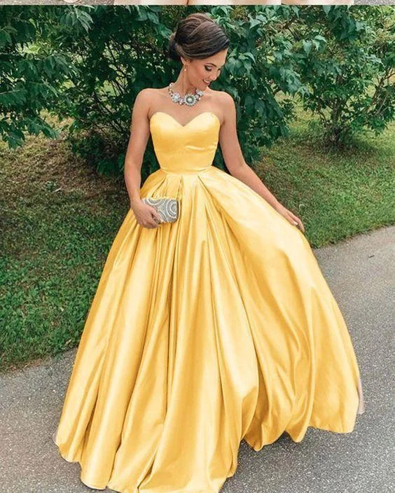 Prom Dresses Split, Yellow prom party dress Tunics Bestseller popular