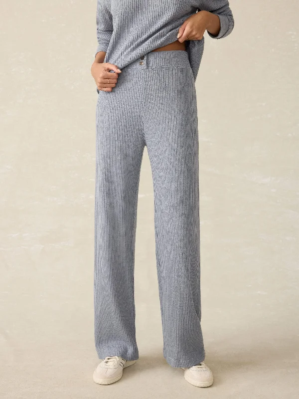 Legend™ Waffle Wide Leg Pant - Tradewinds Warm Wool Trousers