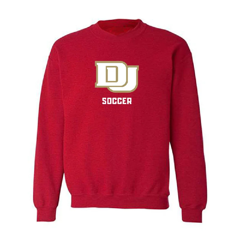 DU - NCAA Women's Soccer : Luci Vincent - Classic Shersey Crewneck Sweatshirt Hoodie with Tied Waist Feminine Flattering DU - NCAA Women's Soccer : Luci Vincent - Classic Shersey Crewneck Sweatshirt Hoodie with Tied Waist Feminine Flattering
