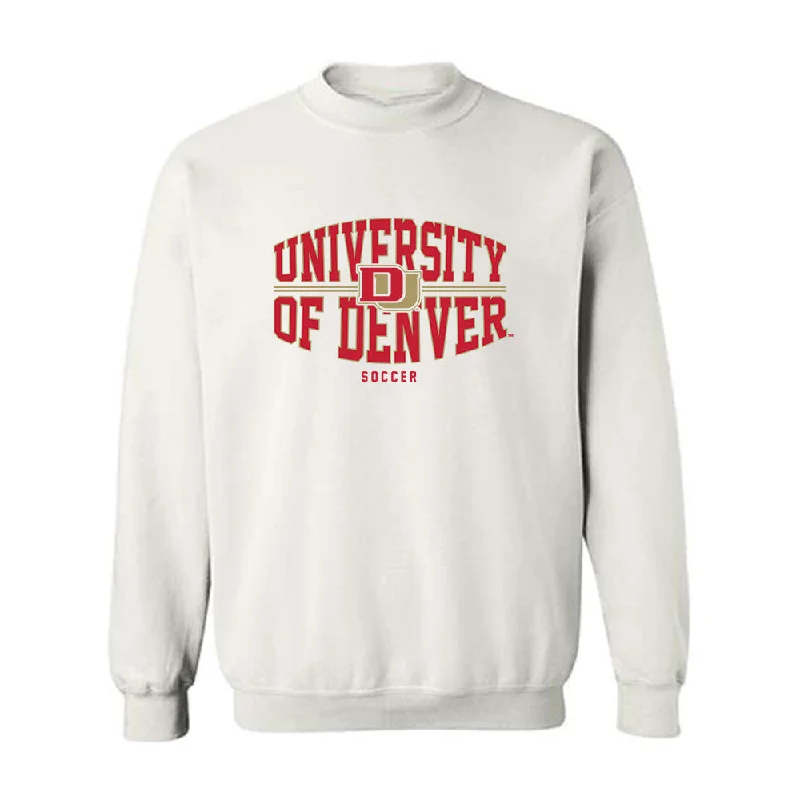 DU - NCAA Women's Soccer : Luci Vincent - Classic Shersey Crewneck Sweatshirt Hoodie with Button Classic Timeless