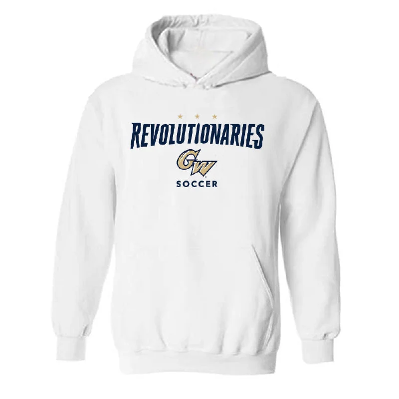GWU - NCAA Women's Soccer : Addi Verdon - Classic Fashion Shersey Hooded Sweatshirt Hoodie with Full-Zip Functional Layering GWU - NCAA Women's Soccer : Addi Verdon - Classic Fashion Shersey Hooded Sweatshirt Hoodie with Full-Zip Functional Layering